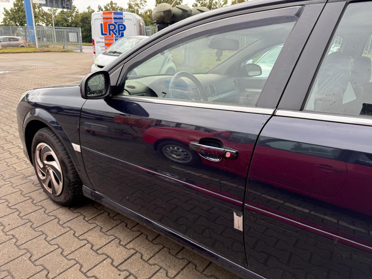 Opel Vectra C original Tür vorn links 4BU Saturnblau Metallic Rohbau BJ06